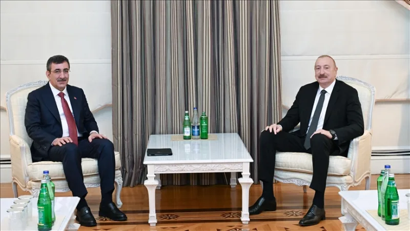 Wiceprezydent Yılmaz spotkał się z prezydentem Azerbejdżanu Alijewem
